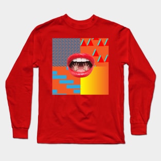 Hand and Mouth - Zine Culture Long Sleeve T-Shirt